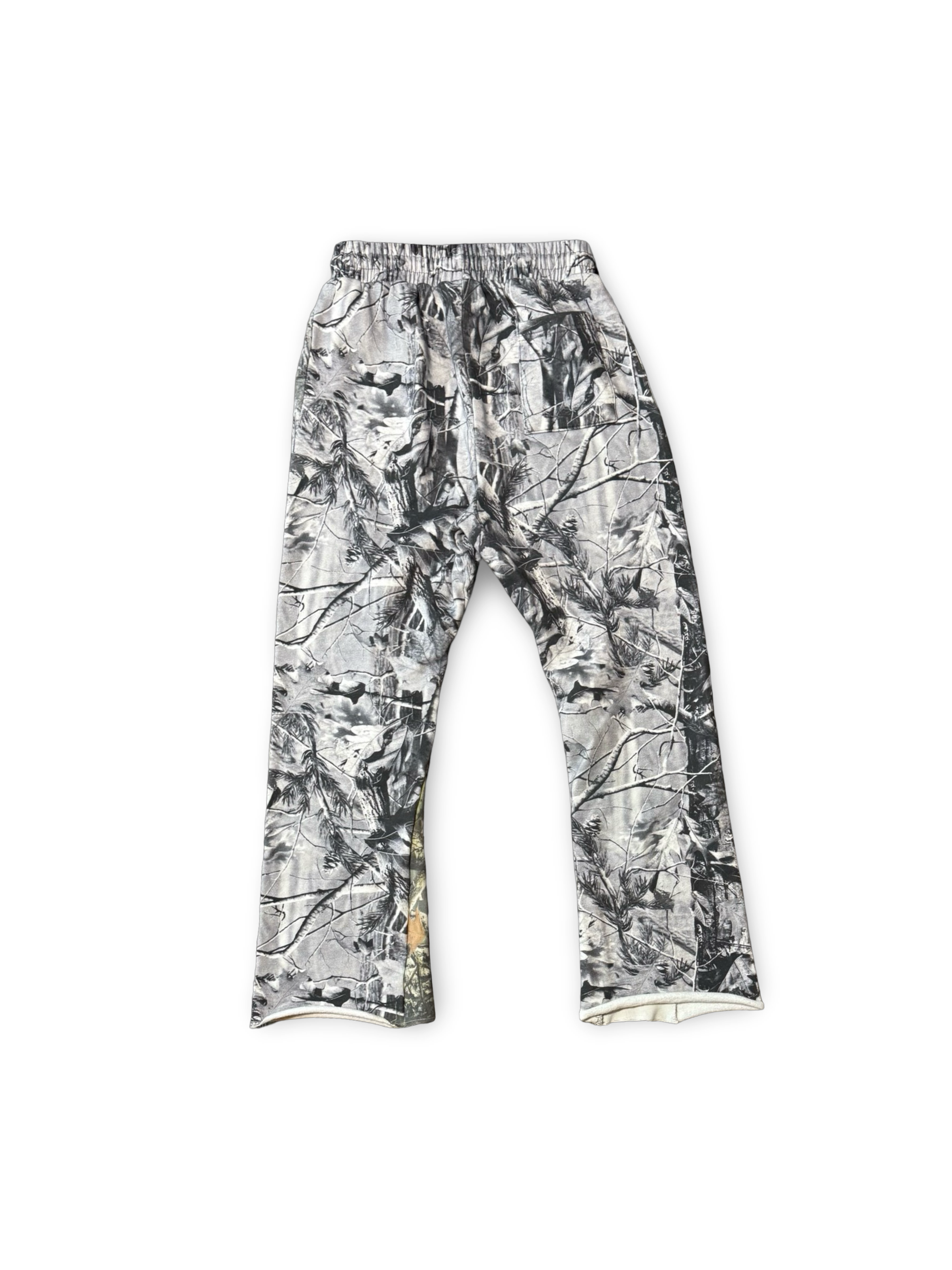 Vintage Grey Wood Camo "contrast flare” Special Pant 12.5oz