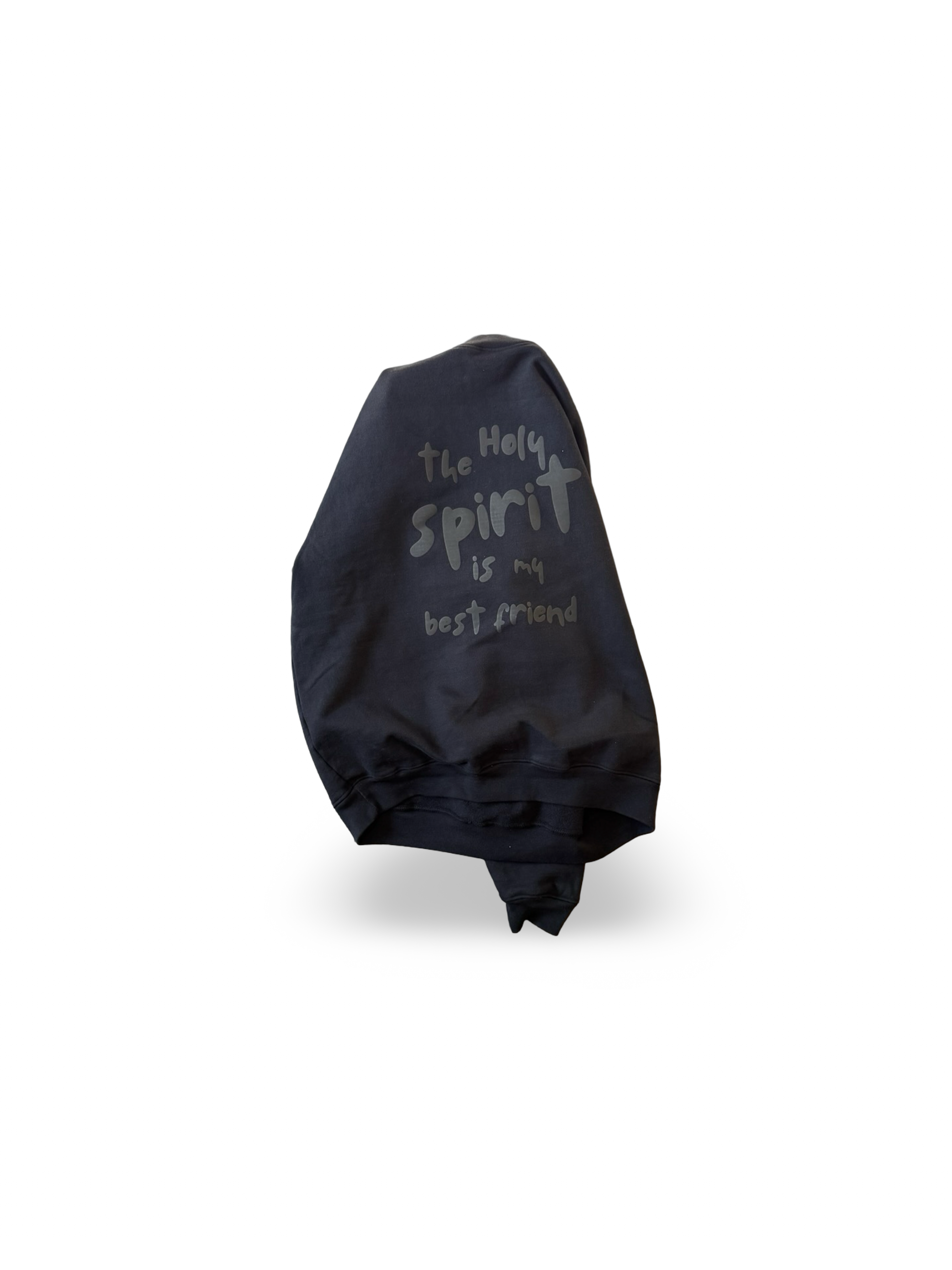 LIMO BLACK "THE HOLY SPIRIT IS MY BEST FRIEND" HEAVY CREW 15oz