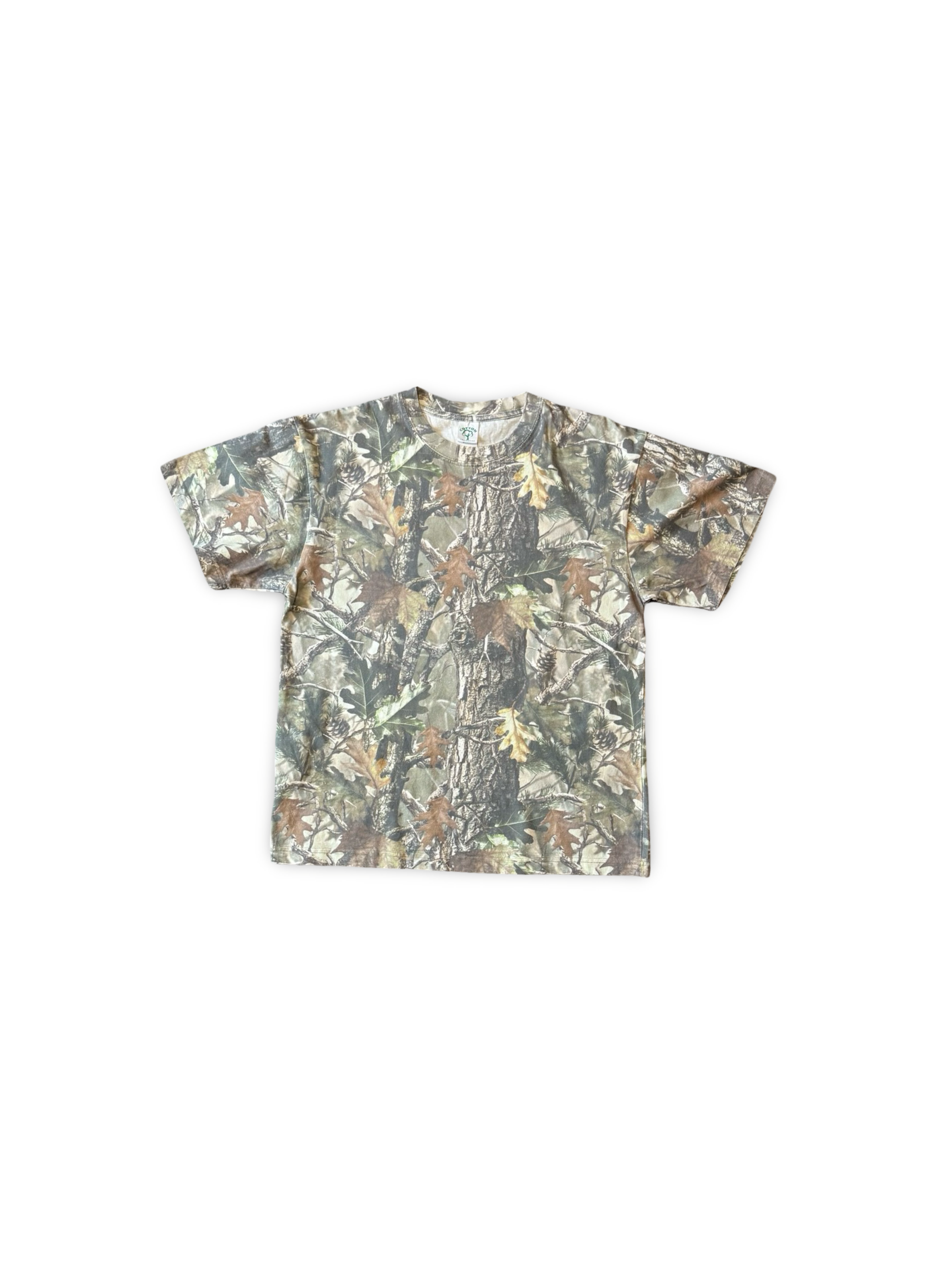 Vintage Wood Camo "The Holy Spirit is my best friend" Short Sleeve T-Shirt