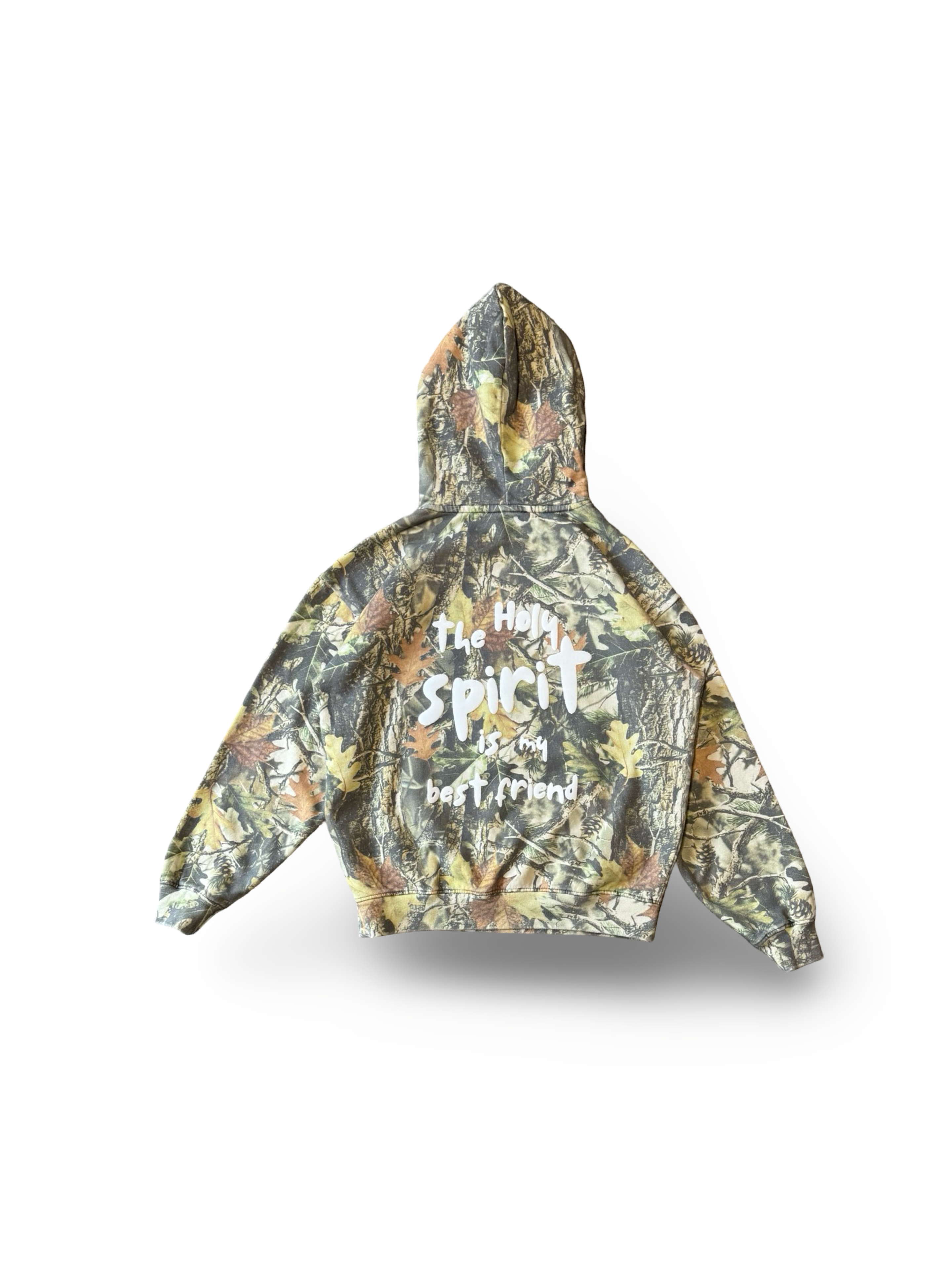 Vintage Wood Camo "Free Indeed Club" Special Hoodie 14oz
